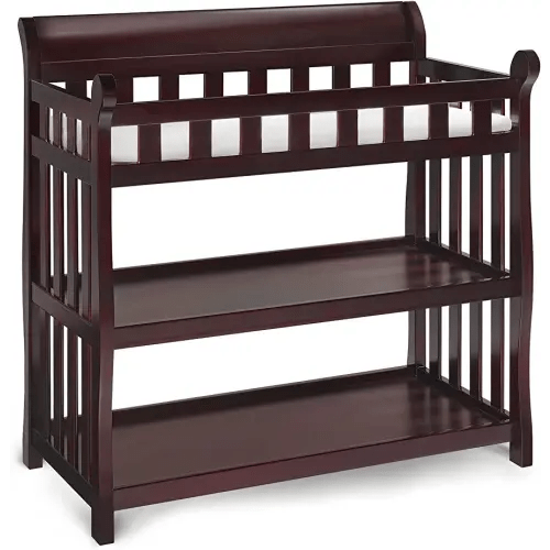 Delta Children Eclipse Changing Table with Changing Pad, Espresso Cherry