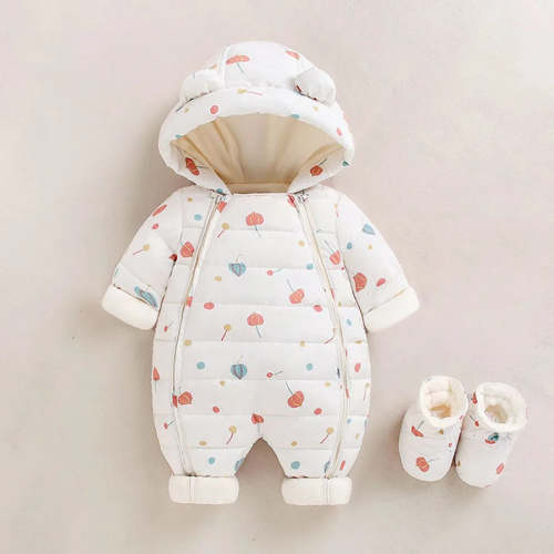 Baby Winter Warm Snowsuit with Matching Boots