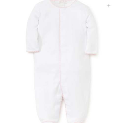 White/Pink New Premier Basics Footie