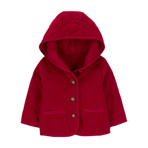 Baby Corduroy Hooded Quilted Jacket - Carter's | Carter's