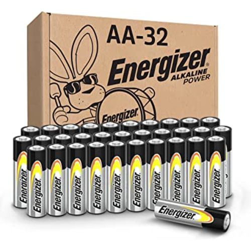 Energizer AA Batteries, Alkaline Power Double A Battery Alkaline, 32 Count