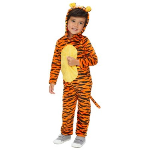 Disney Winnie the Pooh Tigger Infant Baby Boys Fleece Zip Up Cosplay Coverall Tail Newborn to Toddler