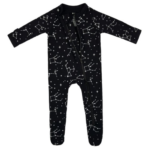 Kyte Baby Zippered Footie in Midnight Constellation
