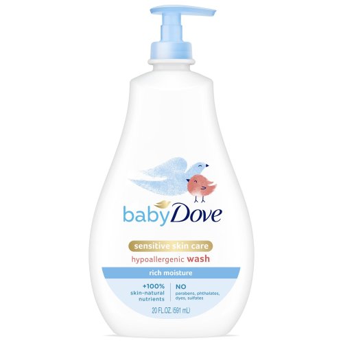 Baby Dove Sensitive Skin Care Baby Wash Rich Moisture 20 oz 1 ct