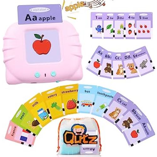 ABC Learning Flash Cards, 248 Words - Pink