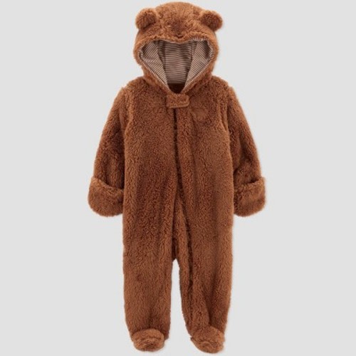 Carter's Just One You®️ Bear Jumper - Brown, Size: 3M