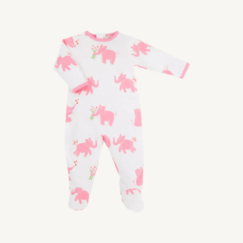 $60.00 Rock Me Romper - Precious Peanuts (Pink) with Hamptons Hot Pink