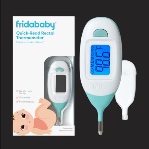 Frida Baby Rectal Thermometer for Baby Digital Fever Thermometer for Babies, Newborns & Infants, FSA/ HSA Eligible