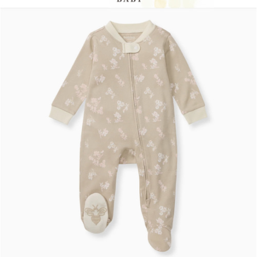 Whimsical Floral Organic Cotton Sleep & Play
