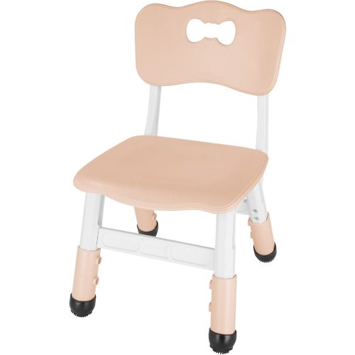 FUNLIO Adjustable Kids Chair (1pc), 3 Level Height Adjustable Toddler Chair for Ages 3-8, Sturdy Child Chairs with Maximum Bearing 220lbs, for Classrooms/Homes/Daycares, CPC & CE Approved - Natural