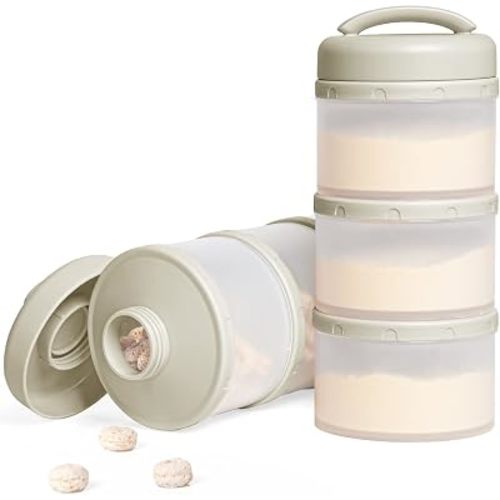 Termichy Stackable Formula Dispenser Portable: Milk Powder Container to go
