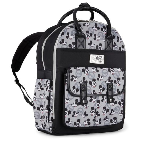 Disney Unisex Baby Travel Diaper Backpack| 16-Inches Height Multi-Functional Bag, Mickey Mouse Double Handle, Extra Large