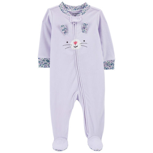 Baby Bunny Fleece Zip-Up Footie Sleep & Play Pajamas - Carter's | Carter's