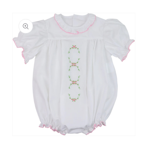 Embroidered Rosebud Bubble – Cecil & Lou