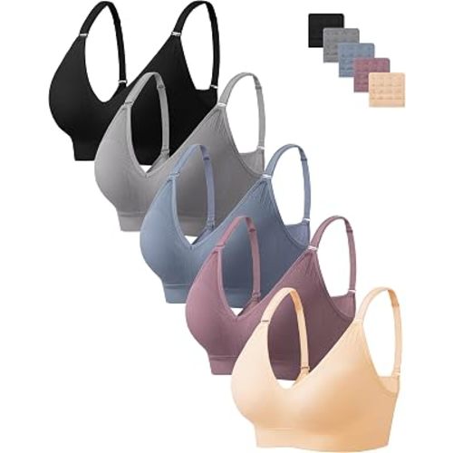 HBselect Bras for Women No Underwire Wireless Cami Tank Top Sports Bras Seamless Padded Bralettes for Women