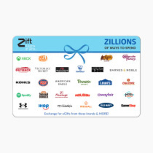 The Gift Card Shop Zillions eGift Card - 25