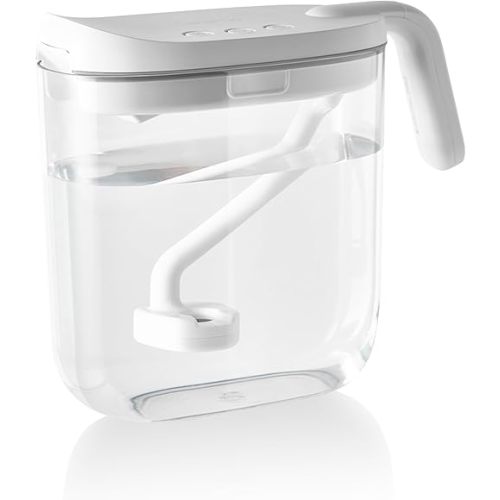 Carepod Mini 21P Ultrasonic Cool Mist Humidifier for Bedroom, Quiet & Safe for Baby, Transparent, Only 3 Washable Parts & Easy to Clean, Filter-Free, Automatic Shut-off, Lasts 20Hrs (0.74Gal/2.8L)