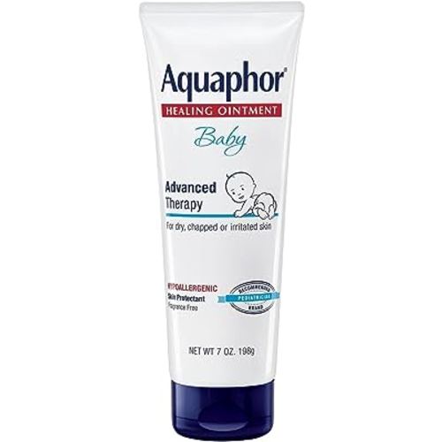 Aquaphor Baby Healing Ointment Advanced Therapy Skin Protectant, Dry Skin and Diaper Rash Ointment, 7 Oz
