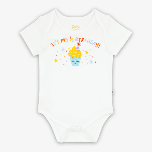 It's My Half-Birthday! Graphic Bodysuit - Little Sleepies