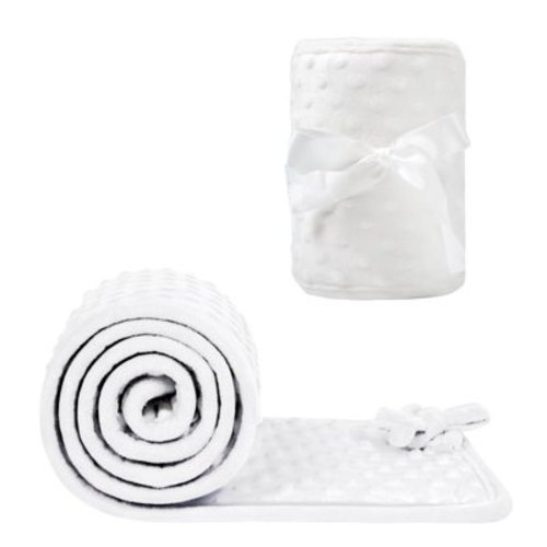 3-in-1 Breathable soft cotton crib rail cover – reversible anti-abrasion edge protector with seat belt