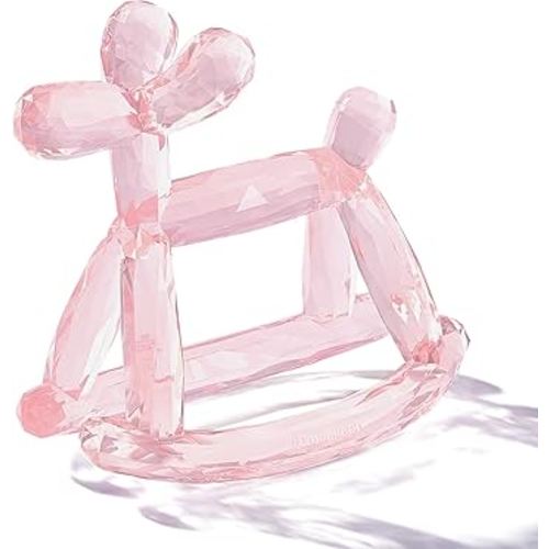 Crystal Jelly Baby Teether – Jellydog Teething Relief Toy for Infants 3-6 Months, Silicone Handheld Teething Toy, BPA-Free, Odorless, Prevents Choking, Safe for Babies (Rose Quartz)
