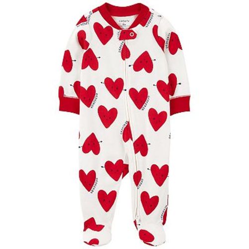 Carter's® | Valentine's Day Heart 2-Way Zip Sleep & Play