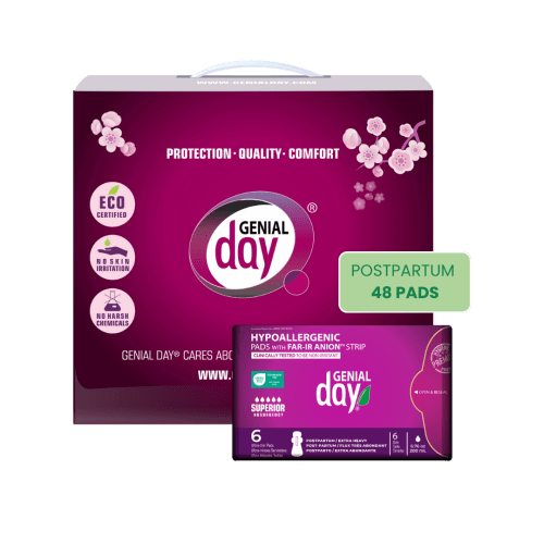 Extra Heavy Overnight/Postpartum Pads 8 packs