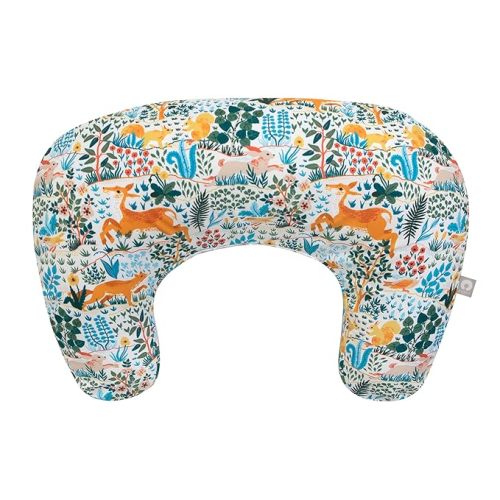 Boppy Nursing Pillow, Colorful Forest Animals, Larger, More Supportive Pillow for Breastfeeding and Bottle Feeding, Firmer Fill, Higher Lift, Larger Area Than Original Nursing Pillow