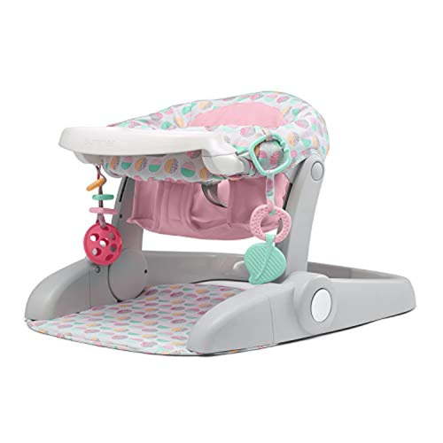 Summer Infant Learn-to-Sit Stages 3-Position Floor Seat, Sweet-and-Sour Pink