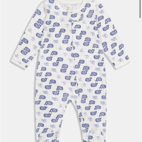 Infant Moby Zipper Footie (0-3m)