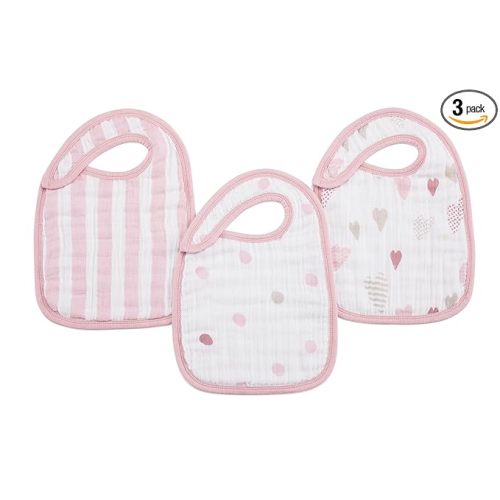 aden + anais snap bibs 3 pack, rock star