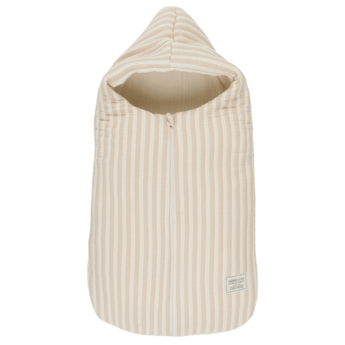 Saco Oval Rayas Nude - entretiempo