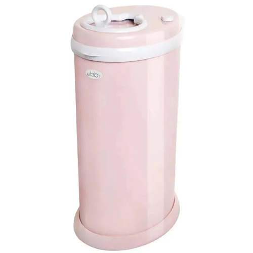 Ubbi - Steel Odor Locking Diaper Pail, Blush Pink
