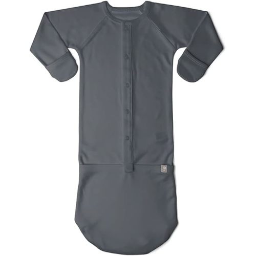 goumikids Viscose Made from Bamboo Organic Cotton Convertible Baby Gown