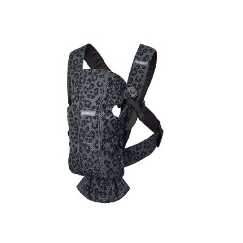 BabyBjorn Baby Carrier Mini, Color: Anthracite Leopard