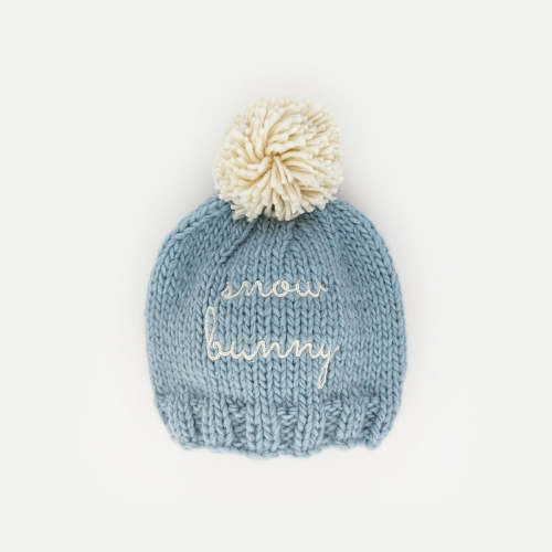 Snow Bunny Surf Blue Beanie Hat for Baby & Kids - Huggalugs