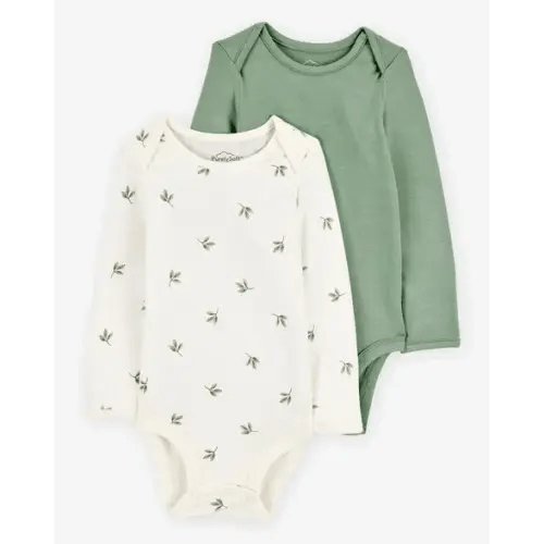 Baby 2-Pack Long-Sleeve PurelySoft Bodysuits - Carter's | Carter's