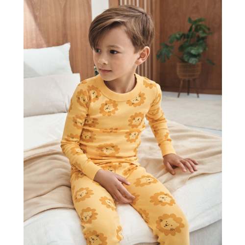 Kids Long John Pajama Set
