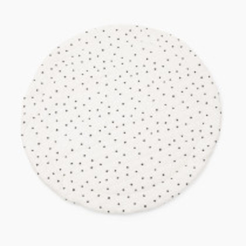 Poppyseed Play Extra Padded Round Play Mat - Black & White