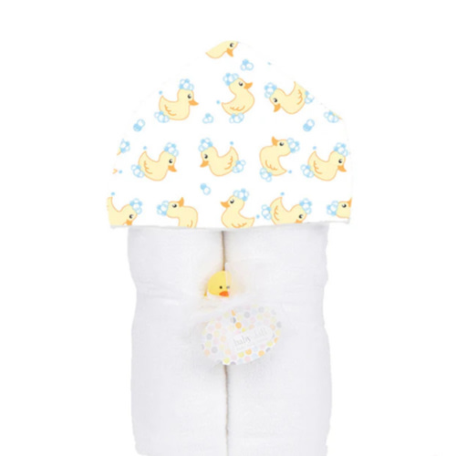 Yellow Ducky Plush Deluxe Hooded Towel | Twinkle Twinkle Little One