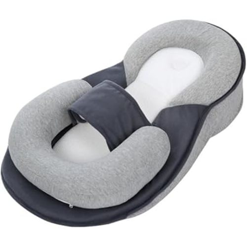 Baby Lounger Pillow for Infant, Support Cushion Reflux Breast Feeding nest Bottle Feeding Detachable Lounger