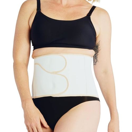 Belly Bandit BFF Postpartum Belly Wrap - Adjustable Abdominal Wrap for Post Pregnancy Recovery - Corset-Inspired Design for Waist, Core, & Back Support for C-Section or Natural Birth
