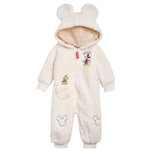 Disney Winnie the Pooh Mickey Mouse Lilo & Stitch Jack Skellington Monsters Inc Baby Zip Up Coverall Newborn to Infant Sizes