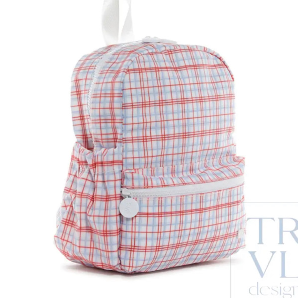 Mini Backer - Classic Plaid Red
