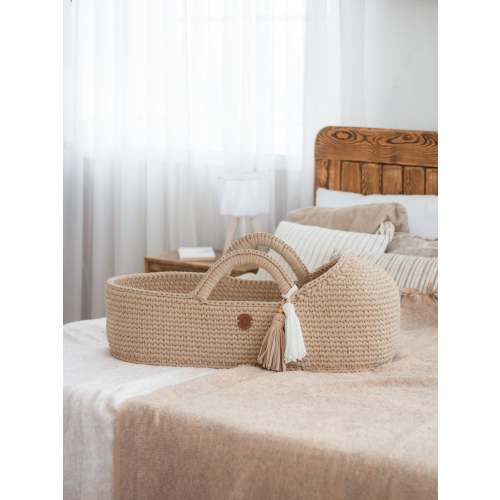 Standard Moses Basket with Round Hood
