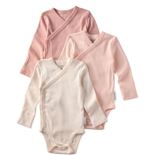Sterling Side Snap Organic Cotton Assorted 3-Pack Bodysuits, 6-9M