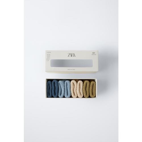 FOUR-PACK OF COLORFUL SOCKS - Bluish | ZARA United States