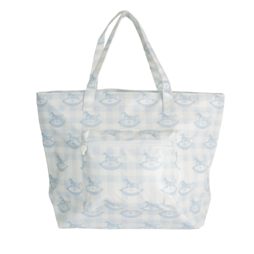 Pony Parlor Tote (Blue)