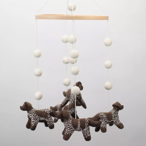 German Shorthaired Pointer Dog Baby Mobile