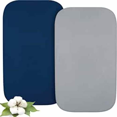 Amazon.com: Bassinet Sheets Compatible with Maxi-COSI Iora Bedside Bassinet,100% Cotton, 2 Pack, Ultra Soft Bassinet Sheet for Baby, Grey : Baby